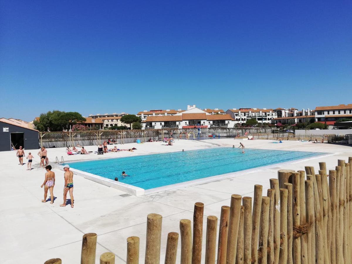 Appartement Cosy Sur La Presqu'Ile De Cap Coudalere Avec Piscine Ouverte Et Chauffee Le Barcares Exterior photo