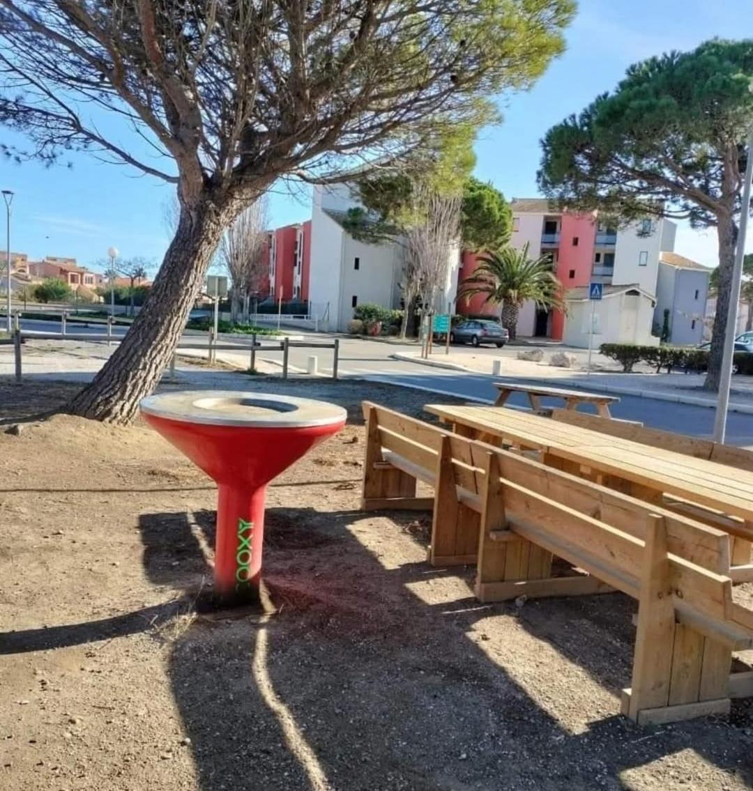 Appartement Cosy Sur La Presqu'Ile De Cap Coudalere Avec Piscine Ouverte Et Chauffee Le Barcares Exterior photo