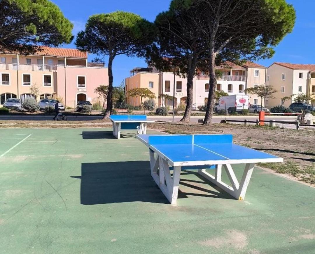 Appartement Cosy Sur La Presqu'Ile De Cap Coudalere Avec Piscine Ouverte Et Chauffee Le Barcares Exterior photo